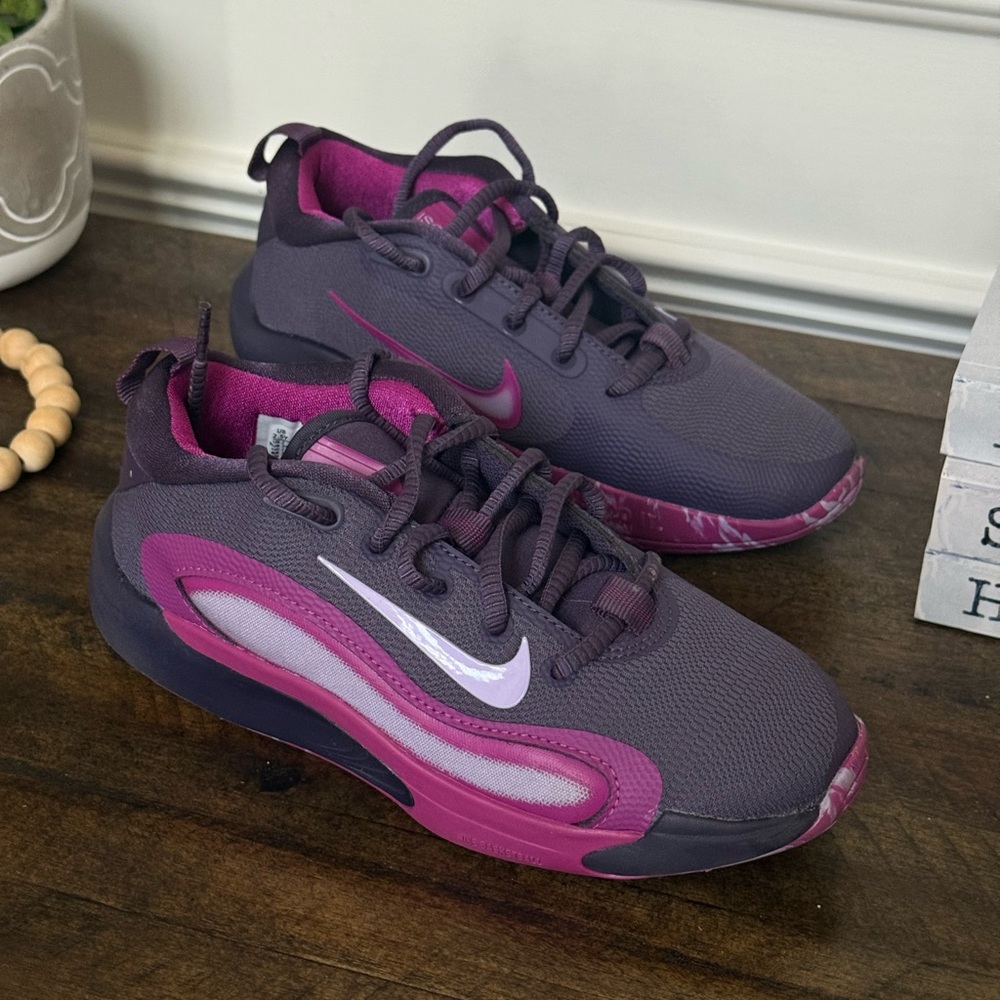 Nike Kids  Dark Purple and Magenta Sneakers